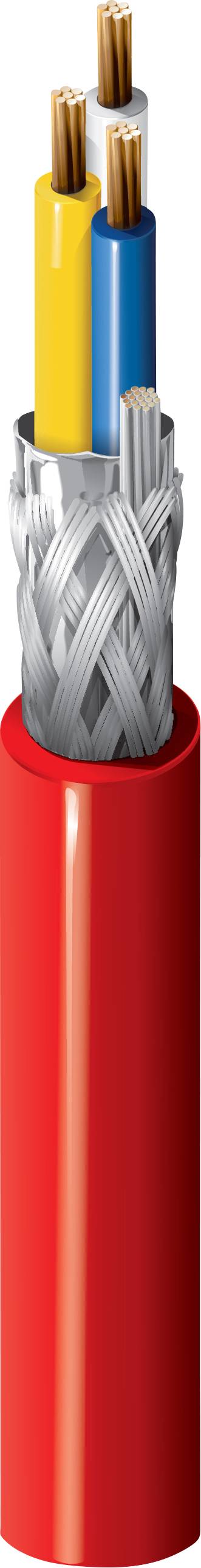 Belden Câble de commande 3 x 0.56 mm² rouge 1348A 0021000 Marchandise vendue au mètre