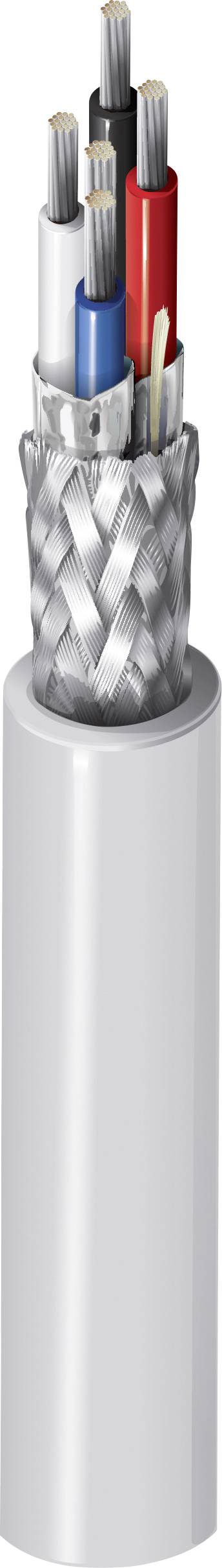 Câble de commande Belden 3084A T5U500 2 x 2 x 0.38 mm² gris Marchandise vendue au mètre