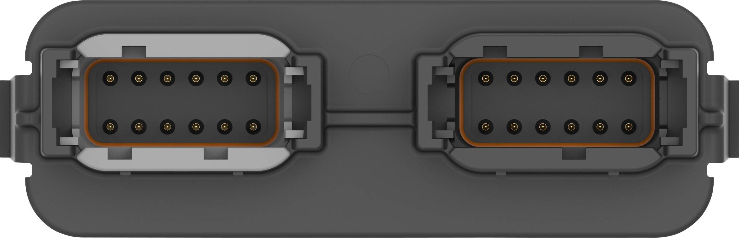 Boîtier mâle (platine) série DTM TE Connectivity DTM1312PA12PBR008 Nbr total de pôles 90 1 pc(s)
