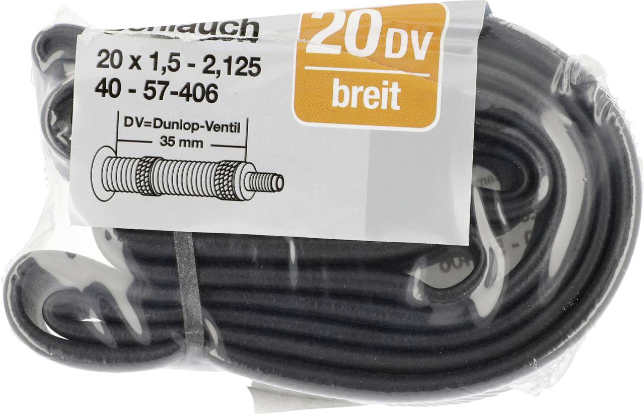 FISCHER FAHRRAD 85127 Chambre à air 20 pouces valve Dunlop (DV)