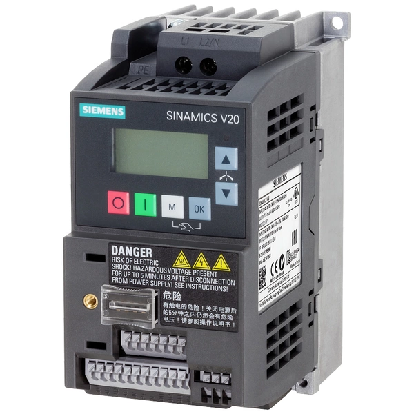 Siemens Convertisseur de base 6SL3210-5BB17-5UV1 0.75 kW 200 V, 240 V Siemens Convertisseur de base 6SL3210-5BB17-5UV1 0.75 kW 200 V, 240 V