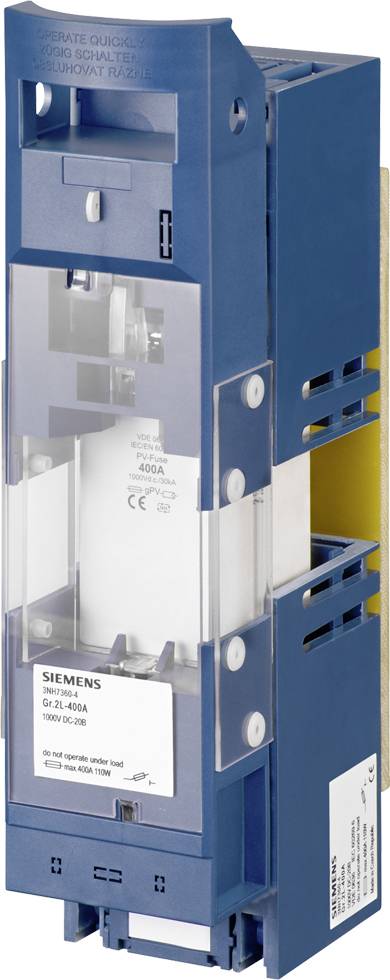 Siemens 3NH74604 Porte-fusible NH Taille du fusible = 3L 630 A 1 pc(s)