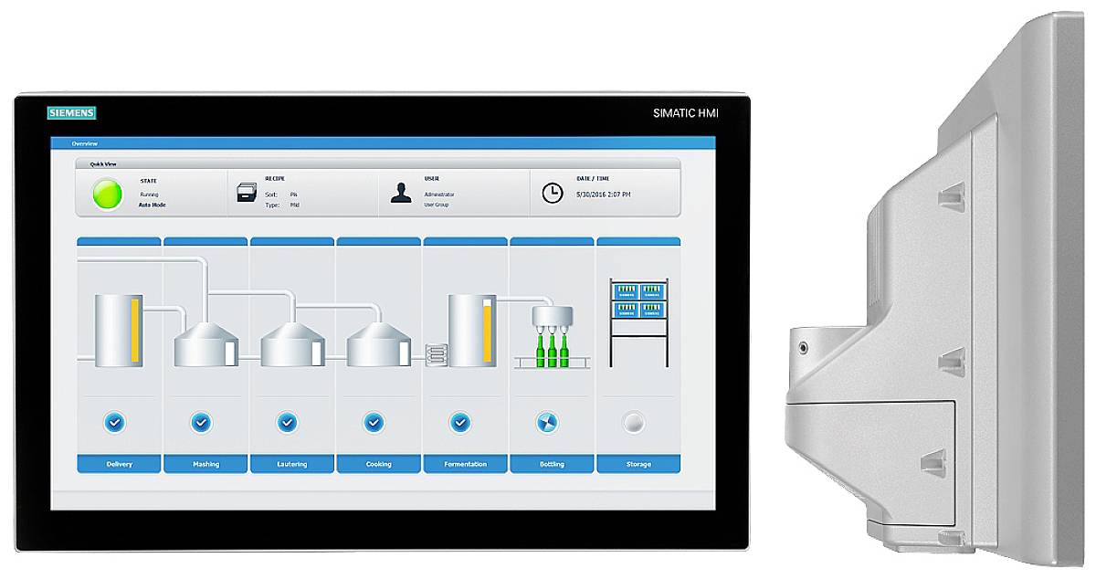 API - Ecran Siemens 6AV2124-0QC24-0BX0 1 pc(s)
