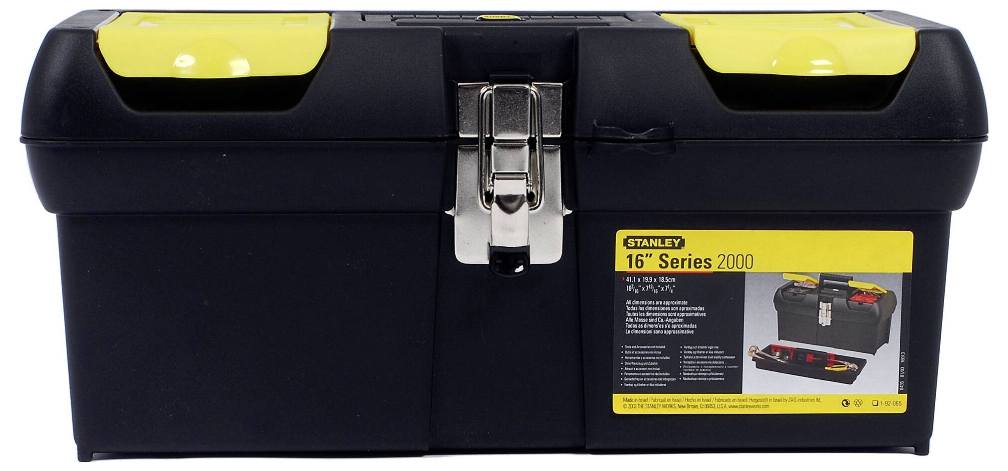 STANLEY 1-92-065 Boîte à outils noir, jaune