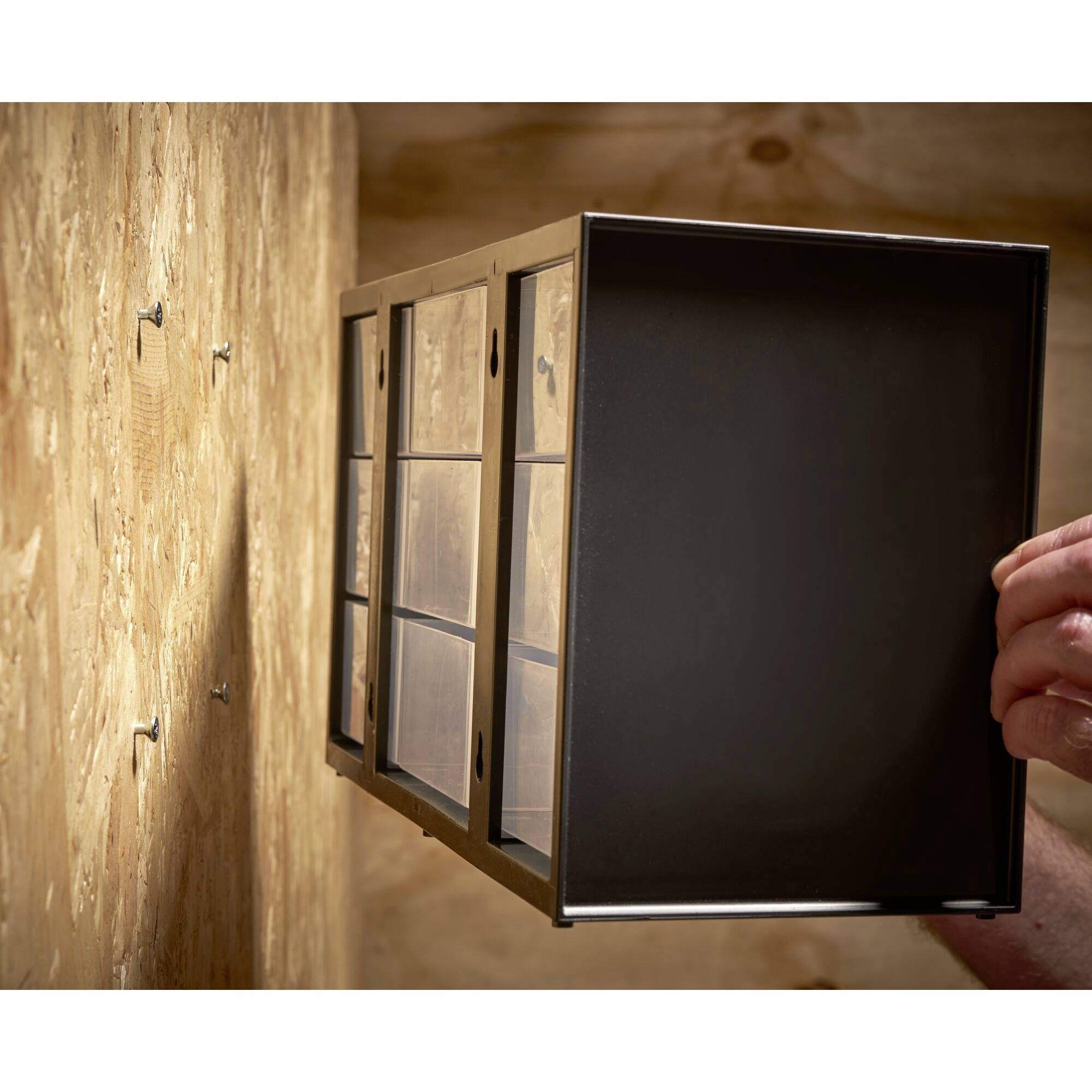 STANLEY Mallette de rangement (L x l x H) 36.5 x 15.5 x 21.3 cm Nombre de compartiments: 9 Contenu 1 pc(s)