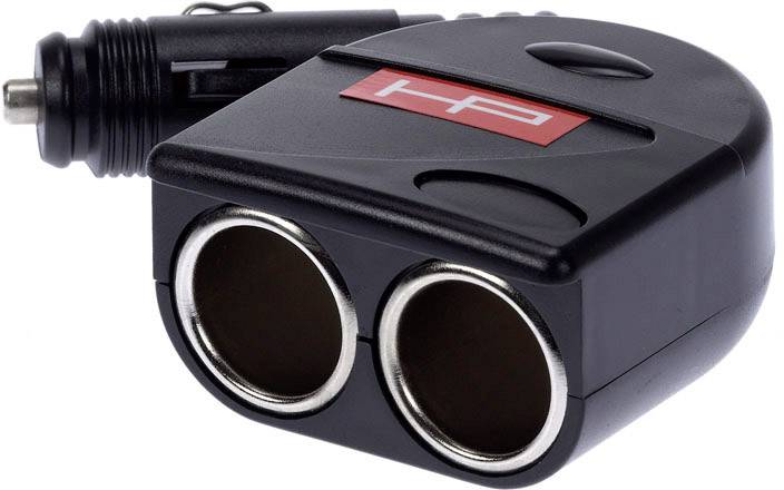 HP Autozubehör Allume-cigare double fiche Charge de courant max=10 A 12 V