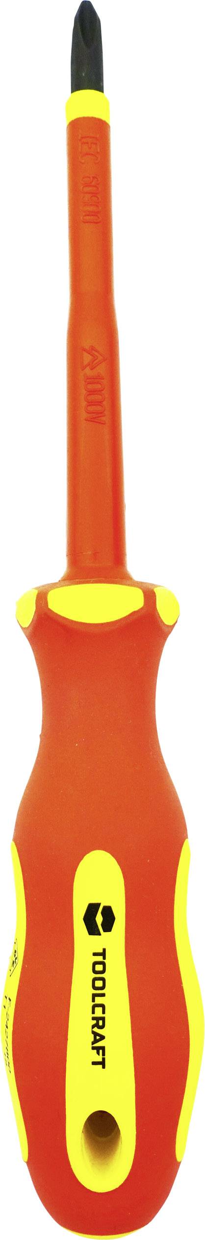 Un tournevis à poignée orange et embout noir, ergonomiquement conçu. Adapté aux travaux sur les appareils électriques.