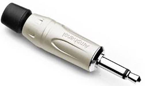 Jack 3.5 mm mâle, droit Amphenol KM2P mono argent 1 pc(s)
