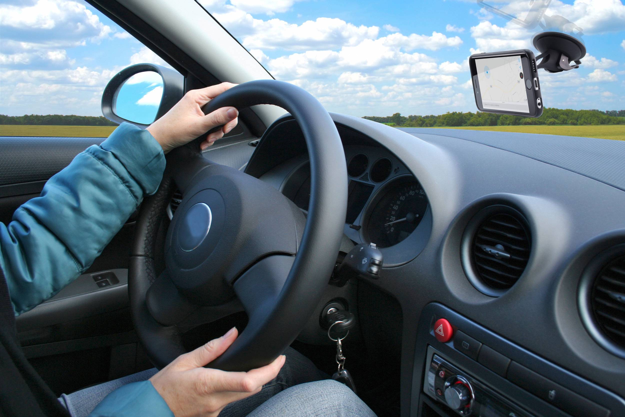 Ansmann Smart Magnet Windschutzscheiben-Halterung Support de téléphone portable pour voiture
