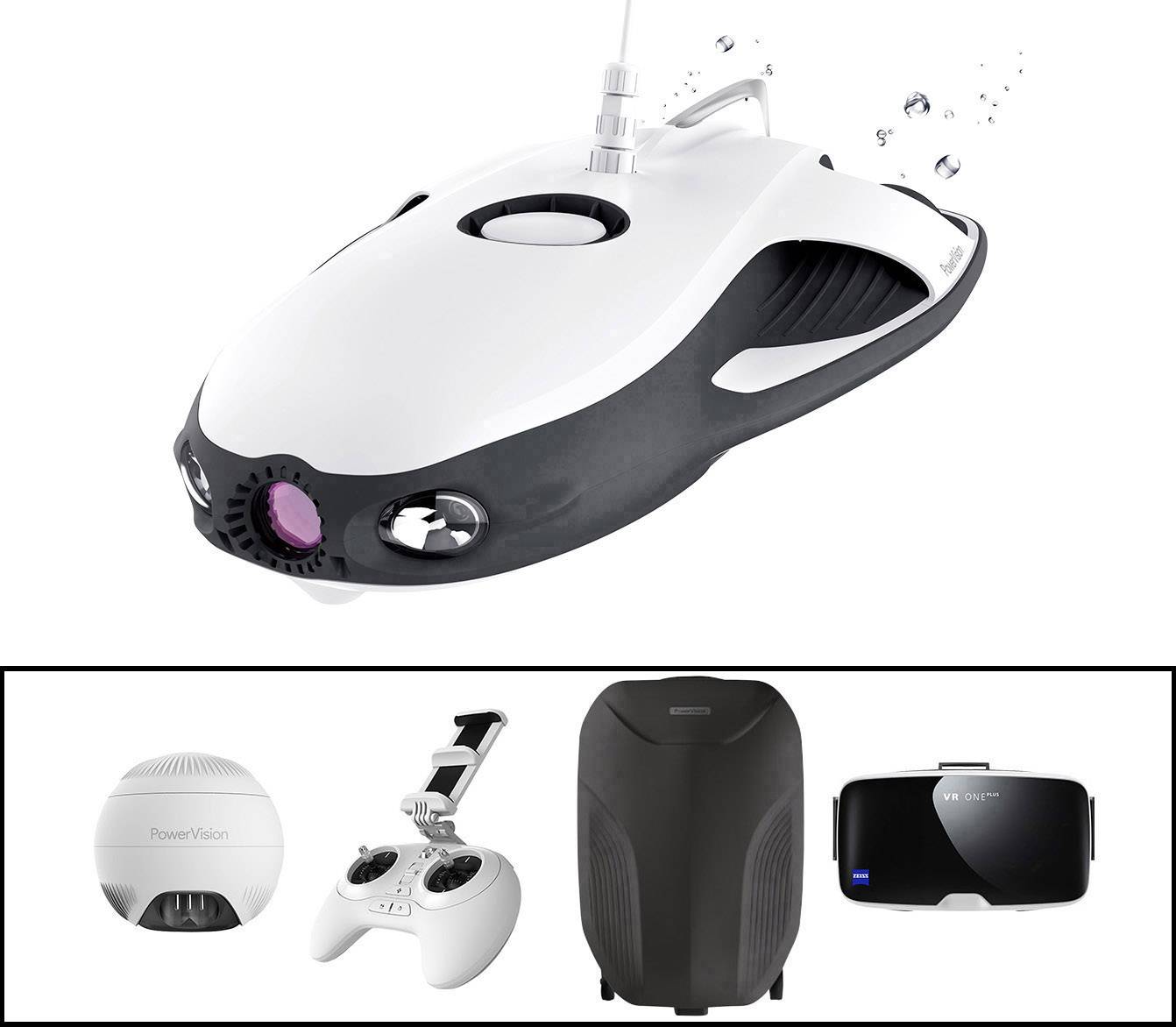 Drone sous-marin PowerVision PowerRay Wizard PRA 10 prêt à fonctionner (RtR) 465 mm 1 pc(s)