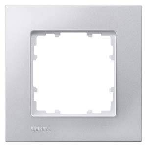 Gamme d'interrupteurs Siemens 5TG1111-1 5TG11111 simple Cadre Delta aluminium (métallisé) 1 pc(s)