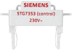 Illustration d'un appareil Siemens 5TG7353. Il porte l'inscription 'SIEMENS 5TG7353 (contrôle) 230V~'.