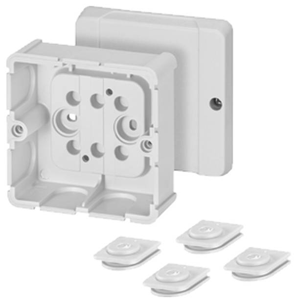 Hensel 6000037 Boîte de dérivation (L x l x H) 49 x 88 x 88 mm gris clair (RAL 7035) 1 pc(s)