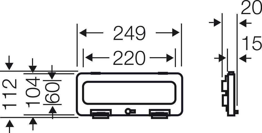 Hensel 2000059 Couvercle rabattable 1 pc(s)