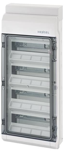 Hensel 6100229 KV 4548 Armoire de distribution Nombre de divisions = 48 Nbr de rangées = 4 Contenu 1 pc(s)