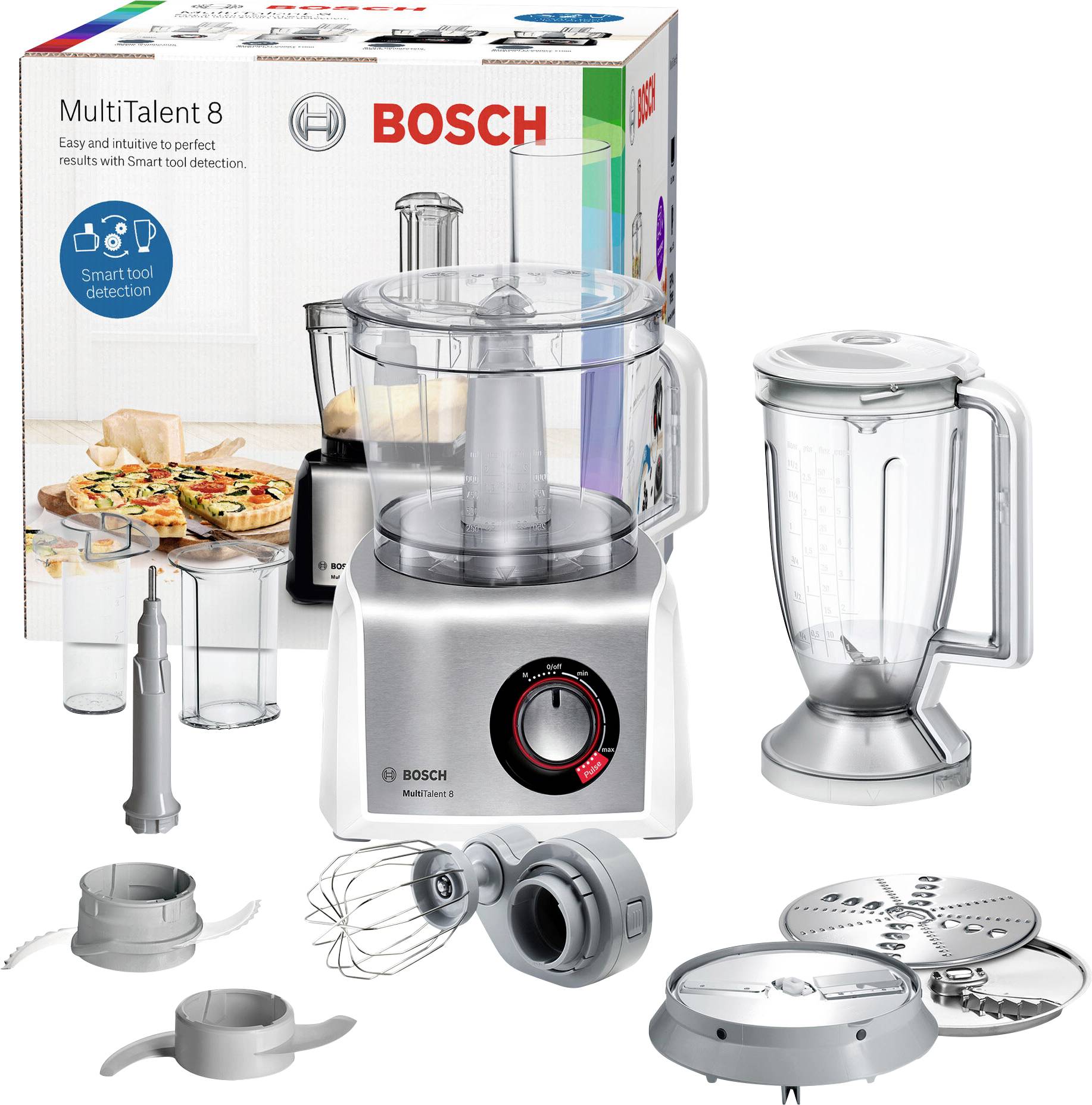 Bosch Haushalt MC812S814 Robot de cuisine 1250 W argent, blanc
