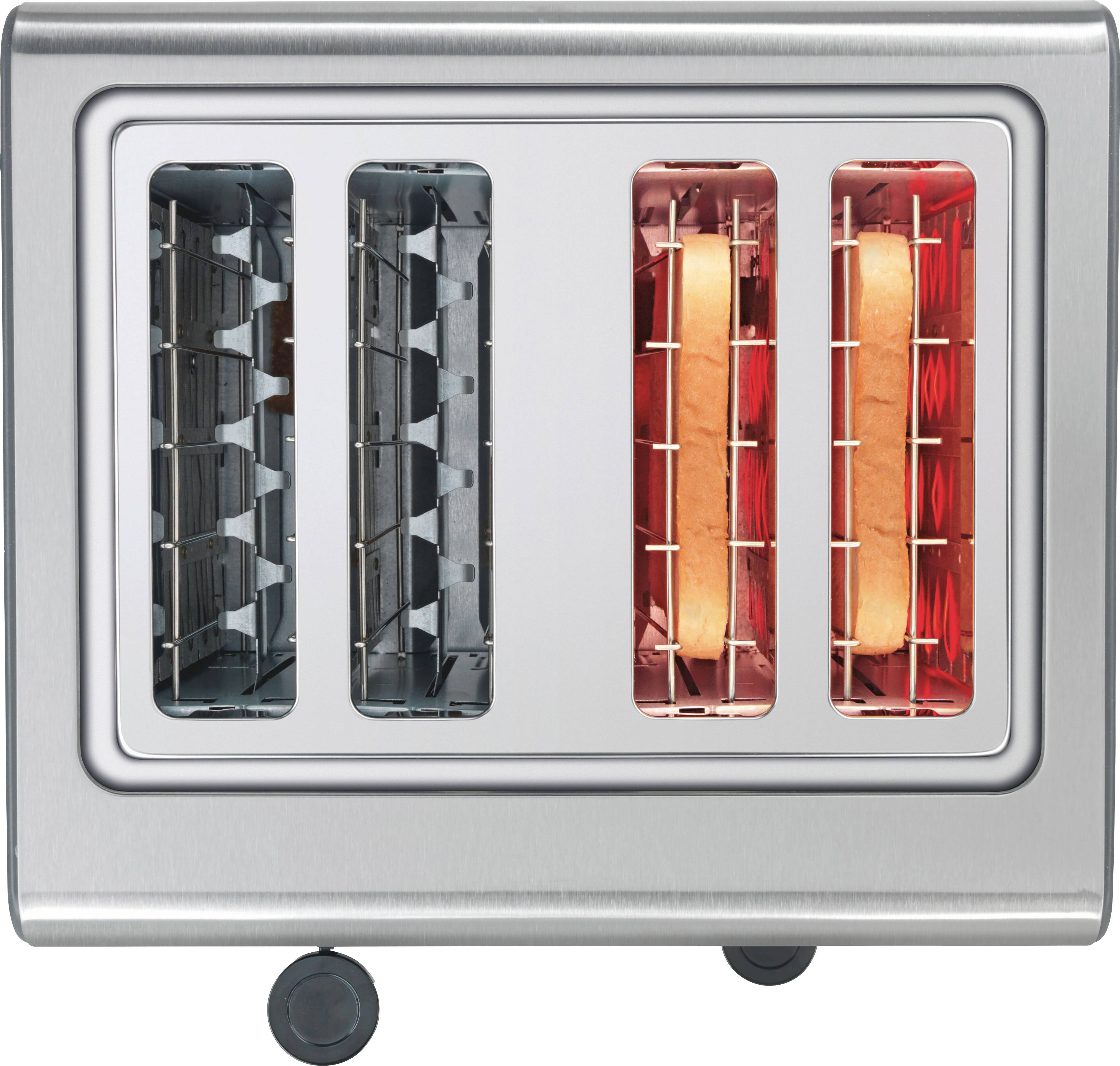 Bosch Haushalt TAT7S45 Grille-pain 4 brûleurs, fonction toast gris, noir