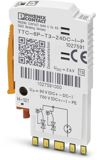 Phoenix Contact 1027591 TTC-6P-T3-24DC-I-P Parafoudre pour armoire électrique 1 pc(s)