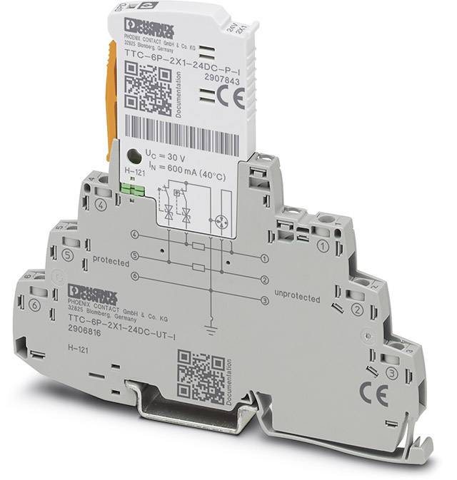 Phoenix Contact 2906810 TTC-6P-2X1-24DC-UT-I Dispositif antisurtension 1 pc(s)