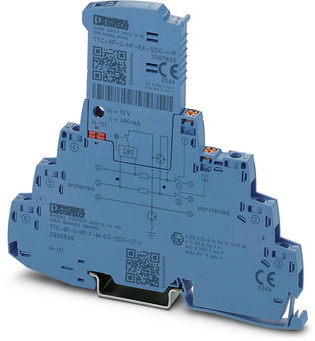 Phoenix Contact 2906826 TTC-6P-3-HF-F-M-EX-12DC-UT-I Dispositif antisurtension 1 pc(s)