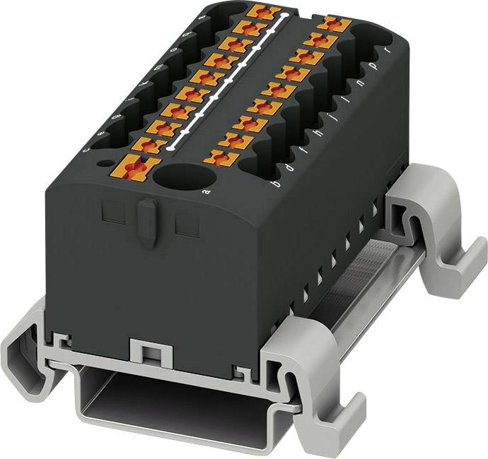 Phoenix Contact 3273256 Bloc de distribution 56 mm ressort de traction noir 8 pc(s)