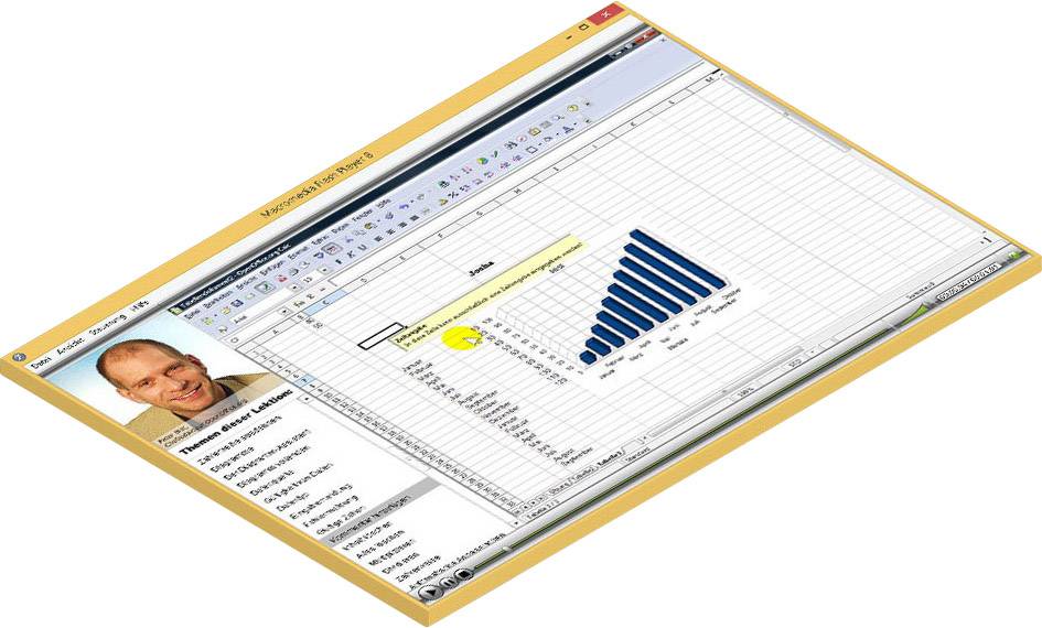 Open Office 4.1.5 inklusive Videolernkurs Vollversion, 1 Lizenz Windows Office-Paket