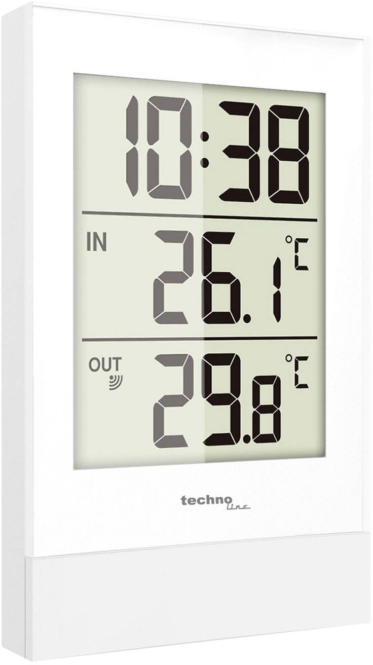 Station météorologique numérique affiche la température intérieure à 26,1°C et la température extérieure à 29,8°C. L'heure est 10:38.