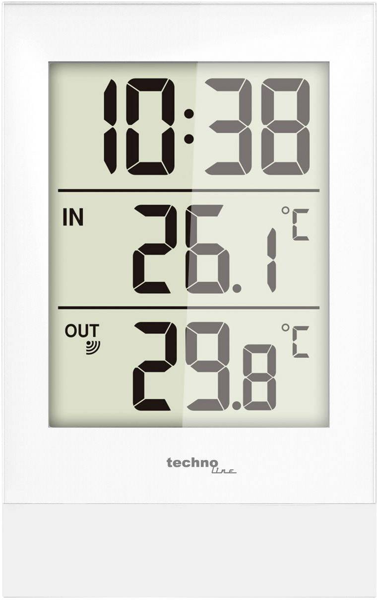L'affichage numérique indique les informations suivantes : heure '10:38', température intérieure '26,1°C', température extérieure '29,8°C'.