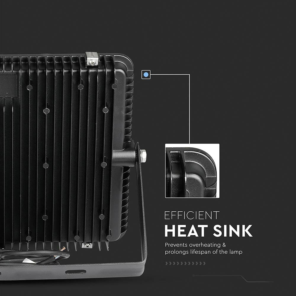 Projecteur LED extérieur V-TAC VT-200 168419 CEE 2021: F (A - G) 200 W blanc lumière du jour