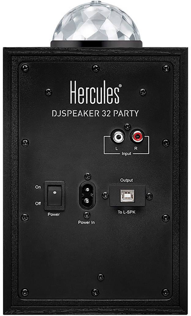 Hercules DJSpeaker 32 Party Enceinte active de moniteur 7.6 cm 3 pouces 30 W 1 paire(s)