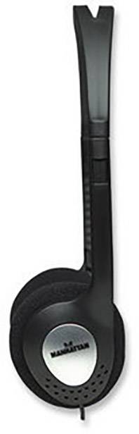 Manhattan 177481 Casque supra-auriculaire filaire noir