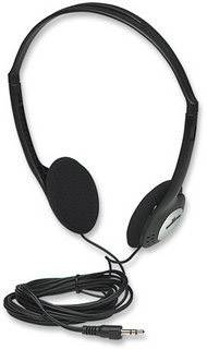 Manhattan 177481 Casque supra-auriculaire filaire noir