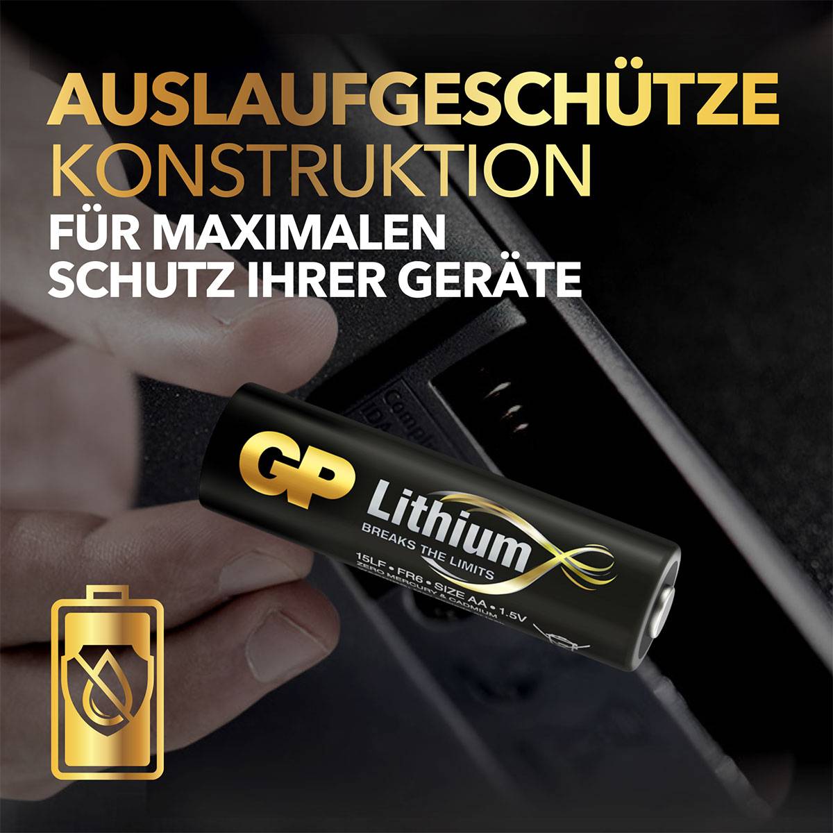 GP GP15LF562C4 Pile LR6 (AA) lithium 1.5 V 4 pc(s)