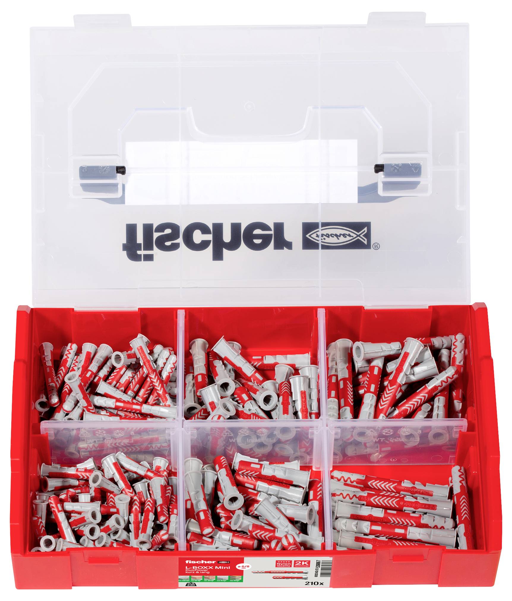 Dübel-Sortimentsbox Fischer DUOPOWER 539867 1 pc(s)