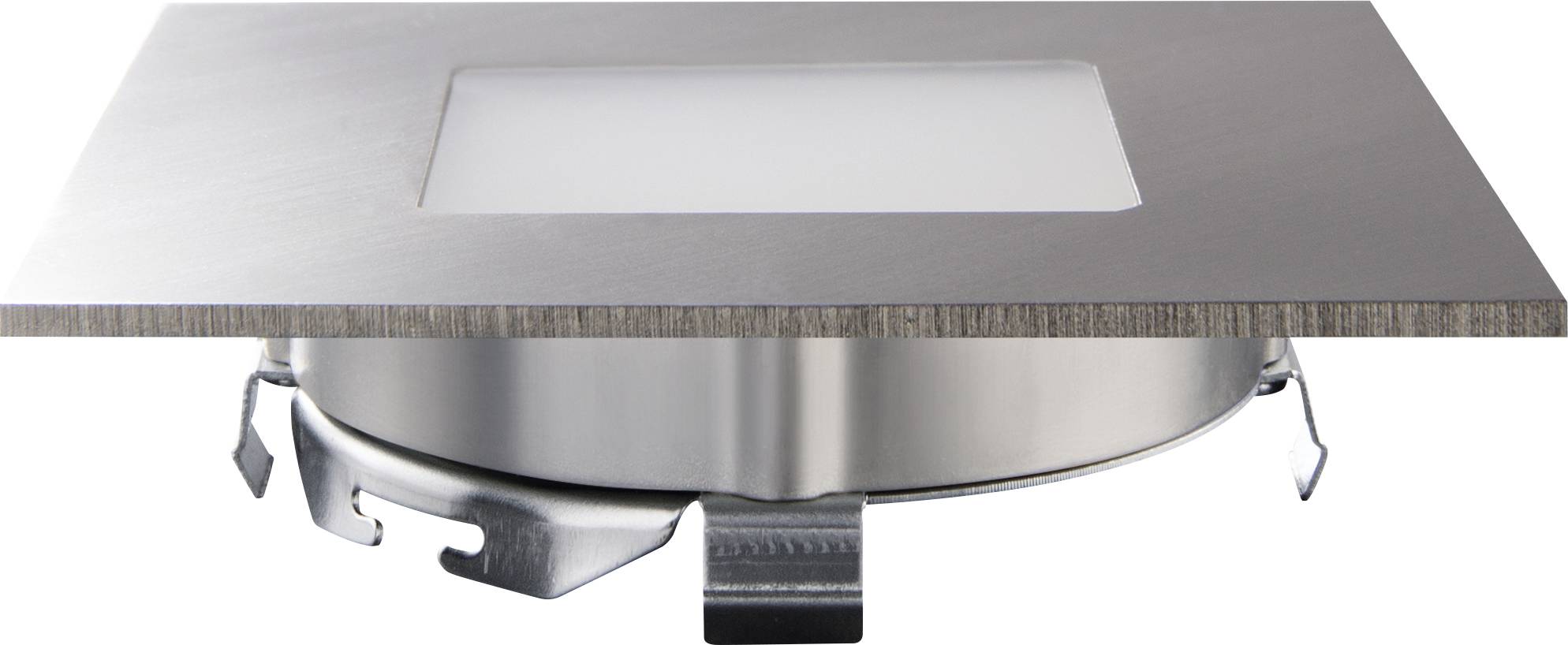 Heitronic 27693 Luminaire à LED encastrable LED LED intégrée 2 W acier inoxydable (brossé)