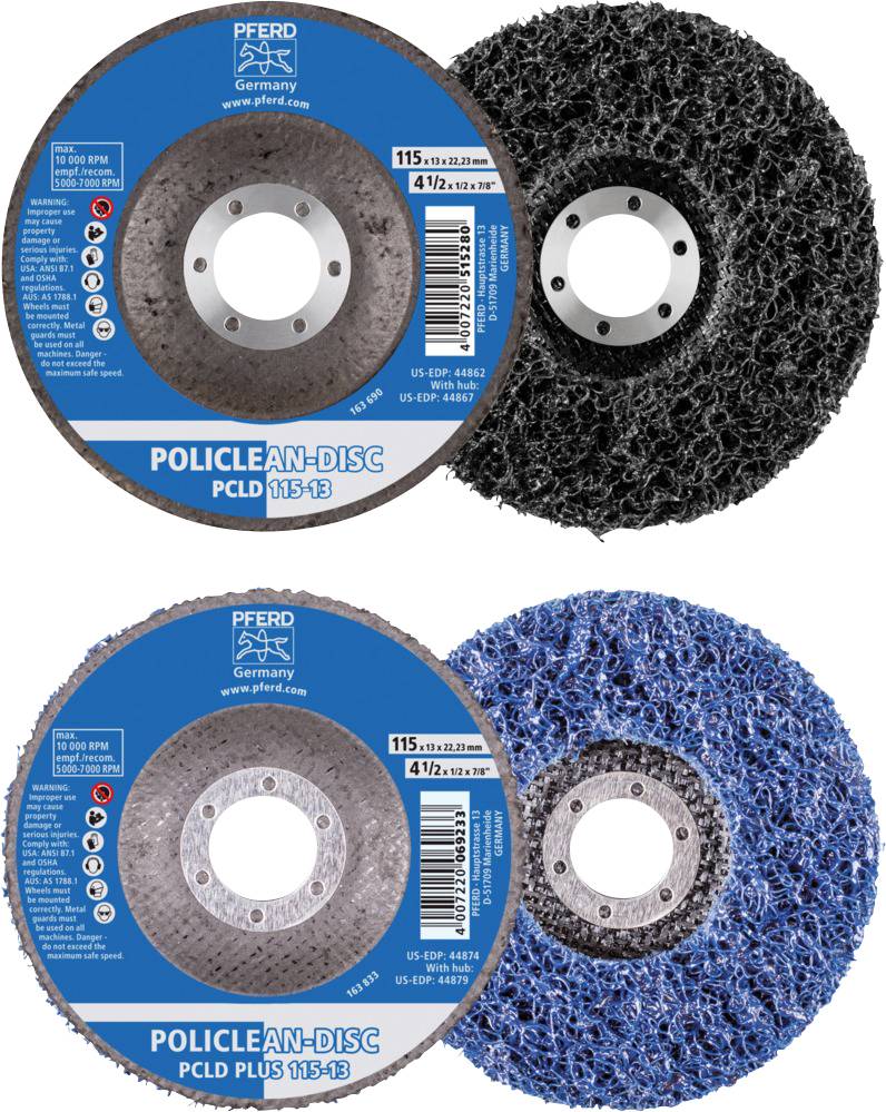 PFERD 44692726 POLICLEAN-PLUS-Disc PCLD PLUS 125-13 125 mm 5 pc(s)