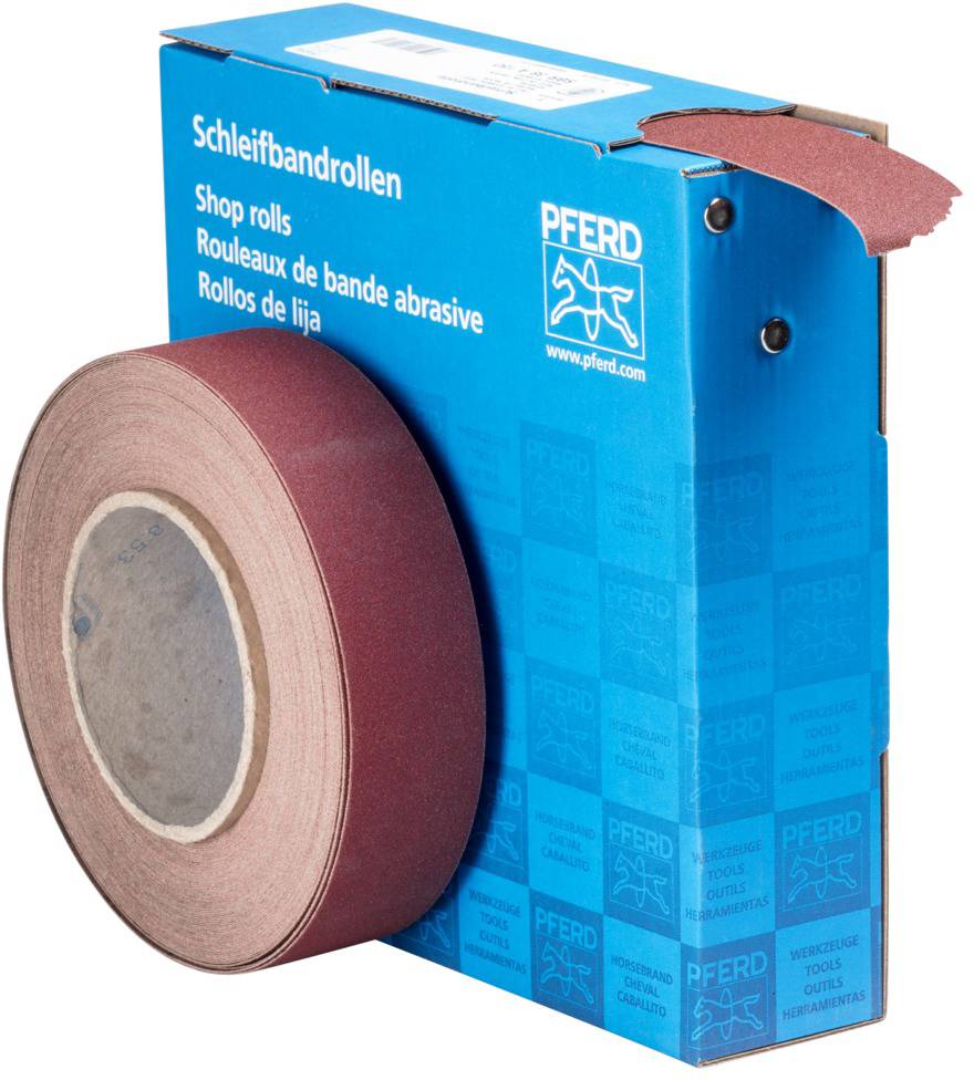 PFERD TOOLS 45016415 Rouleau de papier abrasif Grain 150 (L x l) 25 m x 38 mm 25 m