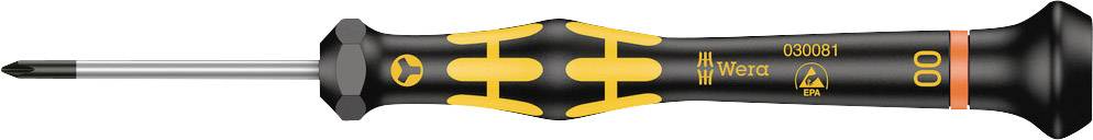 Tournevis spécial Wera 1572 ESD Micro antistatique (ESD) Taille (tournevis) 00