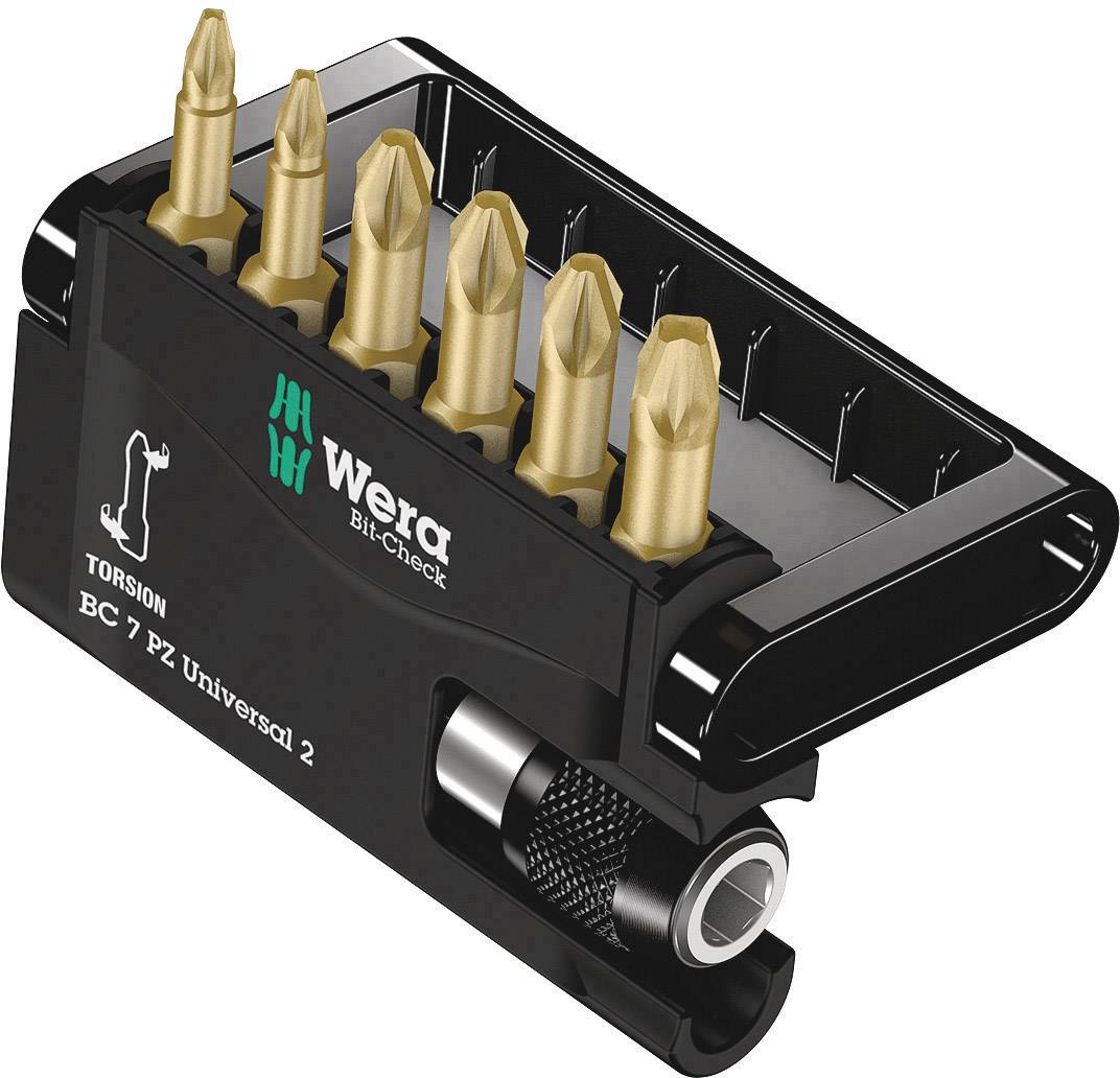 Wera Bit-Check 7 PZ Universal 2 05056157001 Jeu d'embouts 7 pièces
