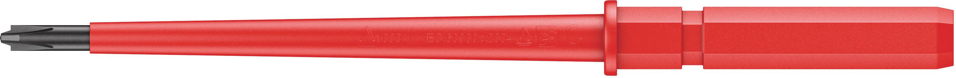 Wera Kraftform Kompakt VDE 62i VDE vis à fente, cruciforme Phillips Lame interchangeable 1 154 mm