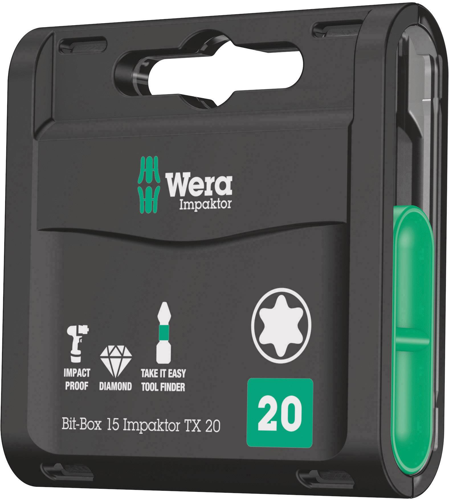 Wera Impaktor 05057772001 Jeu d'embouts 15 pièces