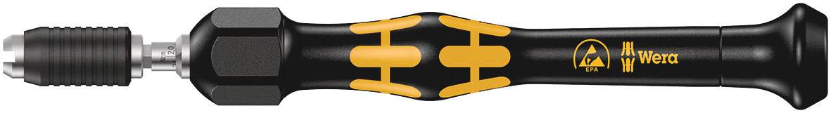 Tournevis noir avec des détails de poignée orange et des logos sur le côté. Adapté pour une manipulation précise lors de réparations.