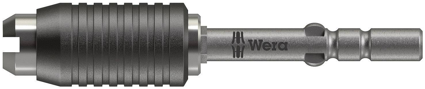 Embout de tournevis de Wera, design robuste avec surface striée pour une meilleure prise en main, adapté pour un vissage précis.