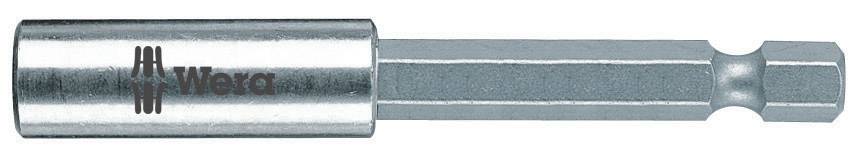 Porte-embouts avec pointe magnétique, marqué 'Wera', adapté pour différents embouts de tournevis.
