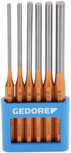Gedore 119 L - jeu de chasse-goupilles, forme longue, 6 pièces dans le support en PVC 8866290