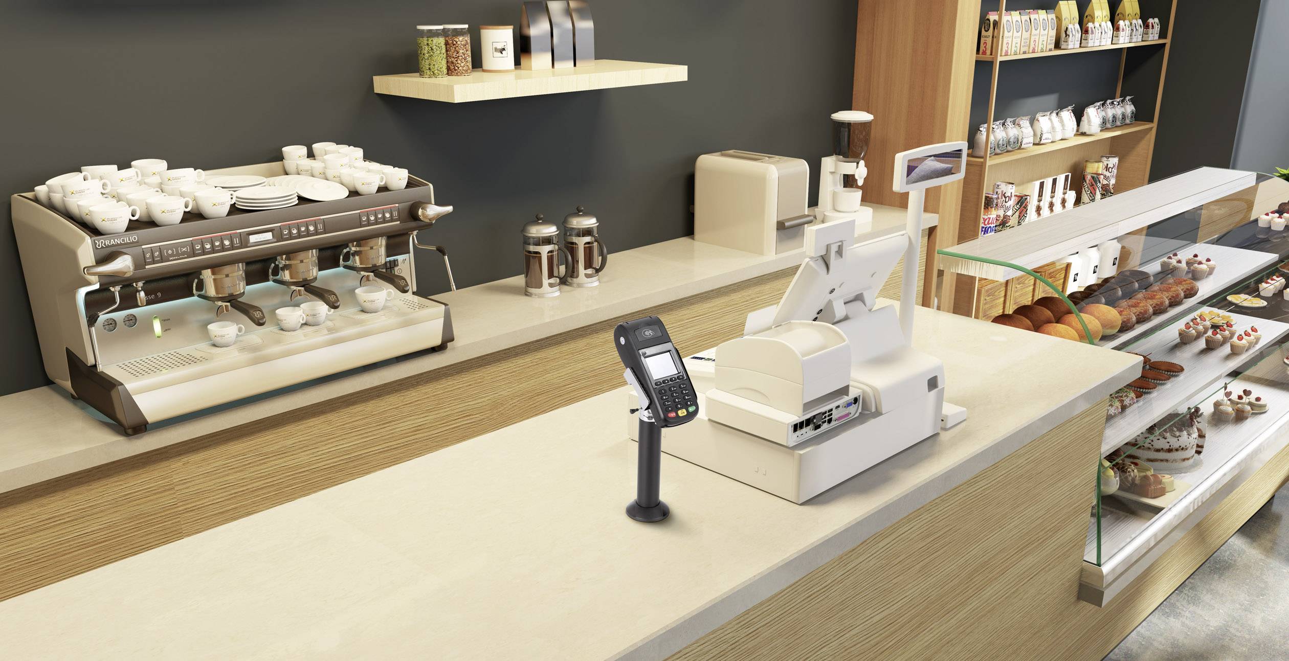 SpeaKa Professional Support pour terminal de cartes