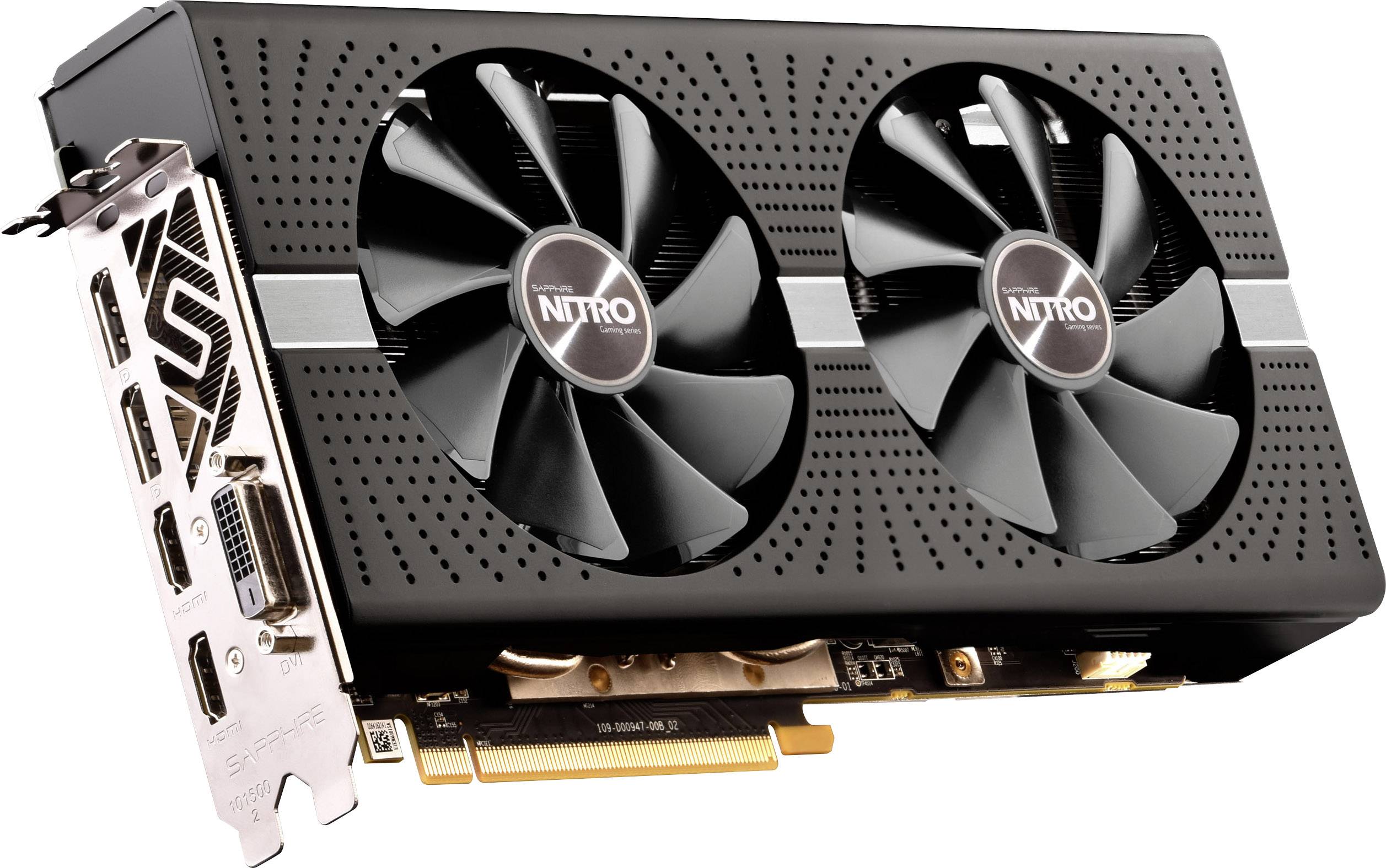 Sapphire Grafikkarte AMD Radeon RX 590 Nitro+ 8 GB GDDR5-RAM PCIe x16 HDMI™, DisplayPort, DVI