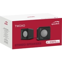 SpeedLink TWOXO 2.0 Enceintes PC filaire 5 W noir SpeedLink TWOXO 2.0 Enceintes PC filaire 5 W noir