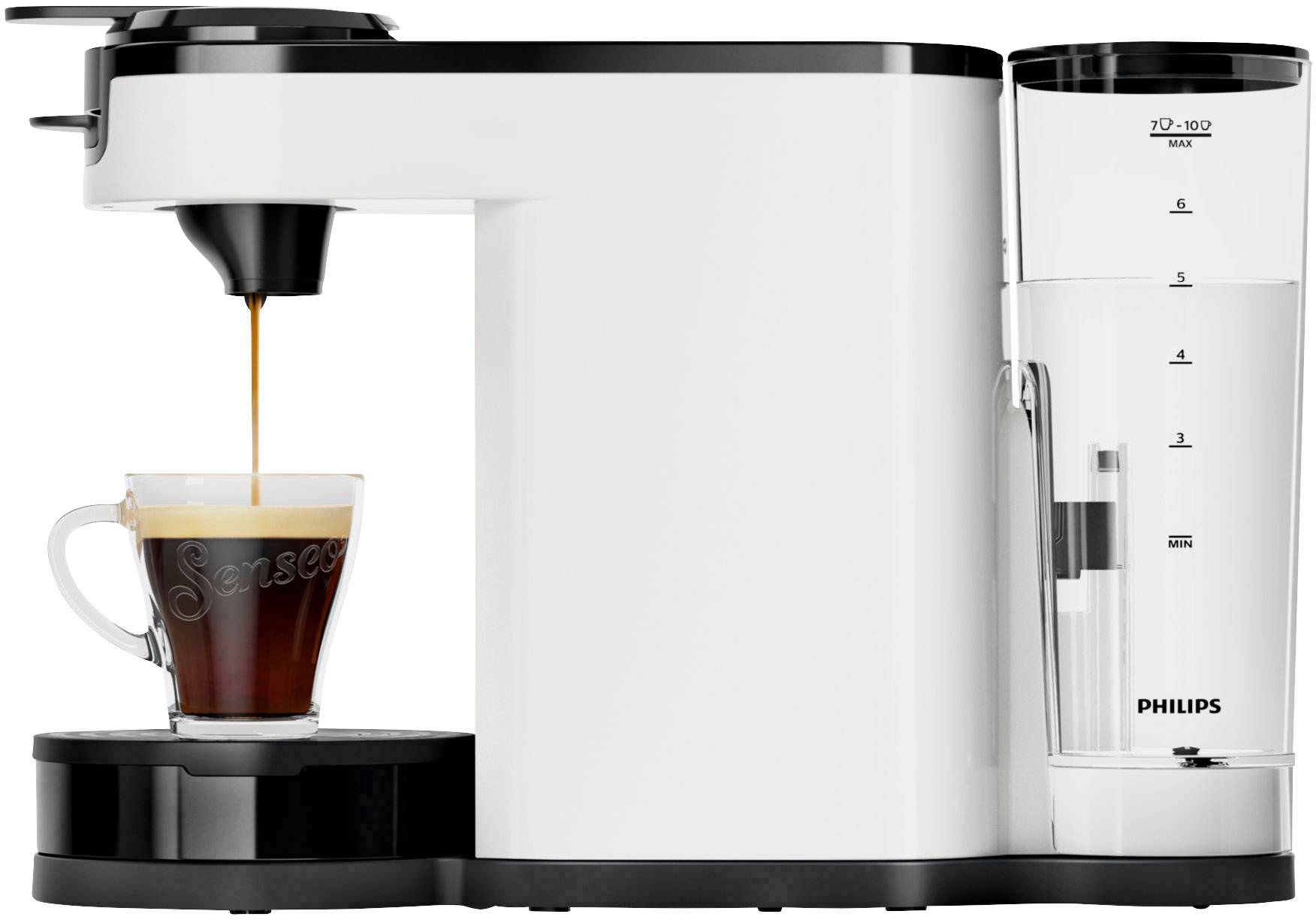 SENSEO® HD6592/00 HD6592/00 Machine à café à dosettes blanc avec fonction café filtre