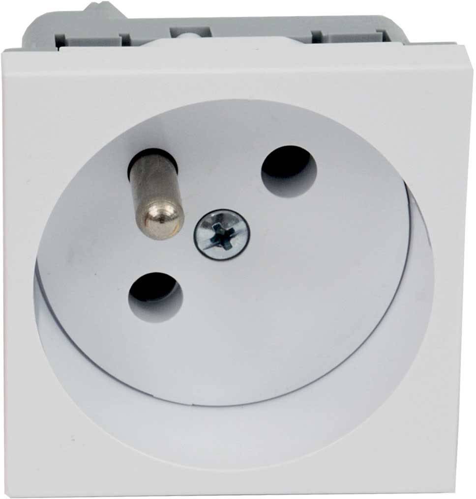 KOPOS QP 45x45_HB Insert pour appareil électrique prise électrique simple (L x l) 45 mm x 45 mm 1 pc(s) blanc